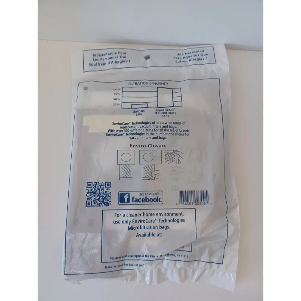 EnviroCare Replacement Micro Filtration Vacuum Bags for‎ Eureka Style J Uprights